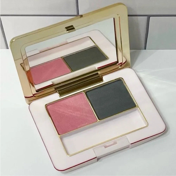 Clarins 01 Pink Peony/Stone Multi Eclat Eyeshadow Duo - Picture 1 of 1